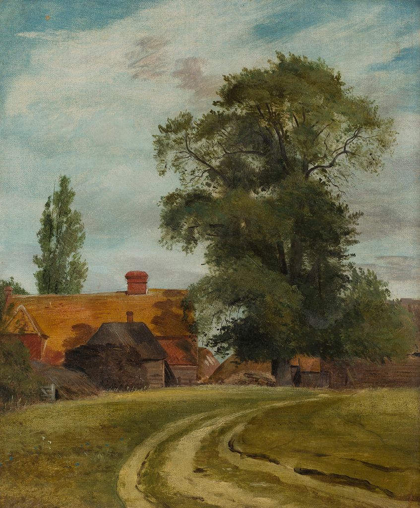 LIONEL CONSTABLE (BRITISH 1828-1887) THE WAY TO THE FARM  Sold for £2,250