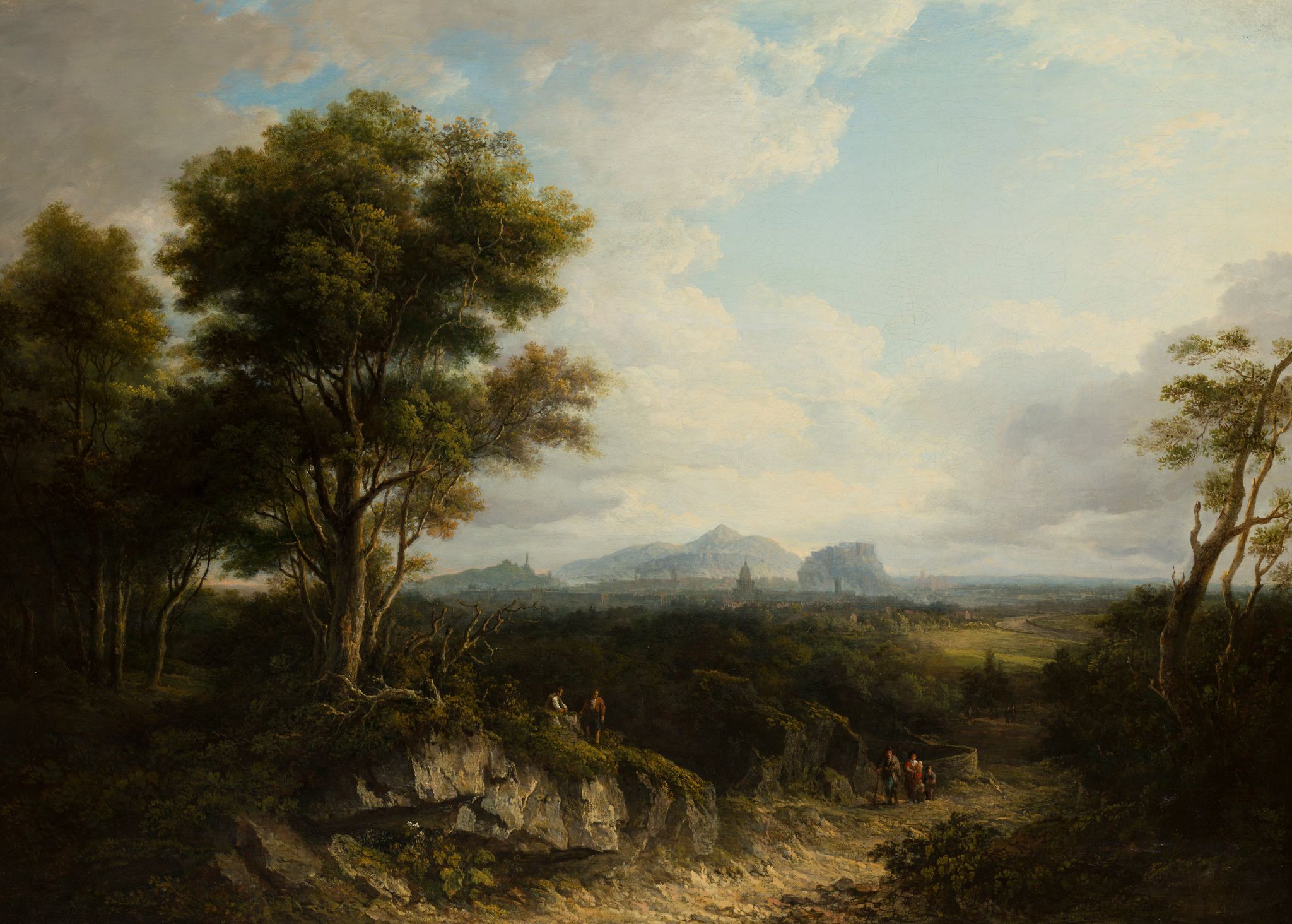 ALEXANDER NASMYTH (SCOTTISH 1758-1840) EDINBURGH FROM THE NORTH-WEST  Sold for £32,500