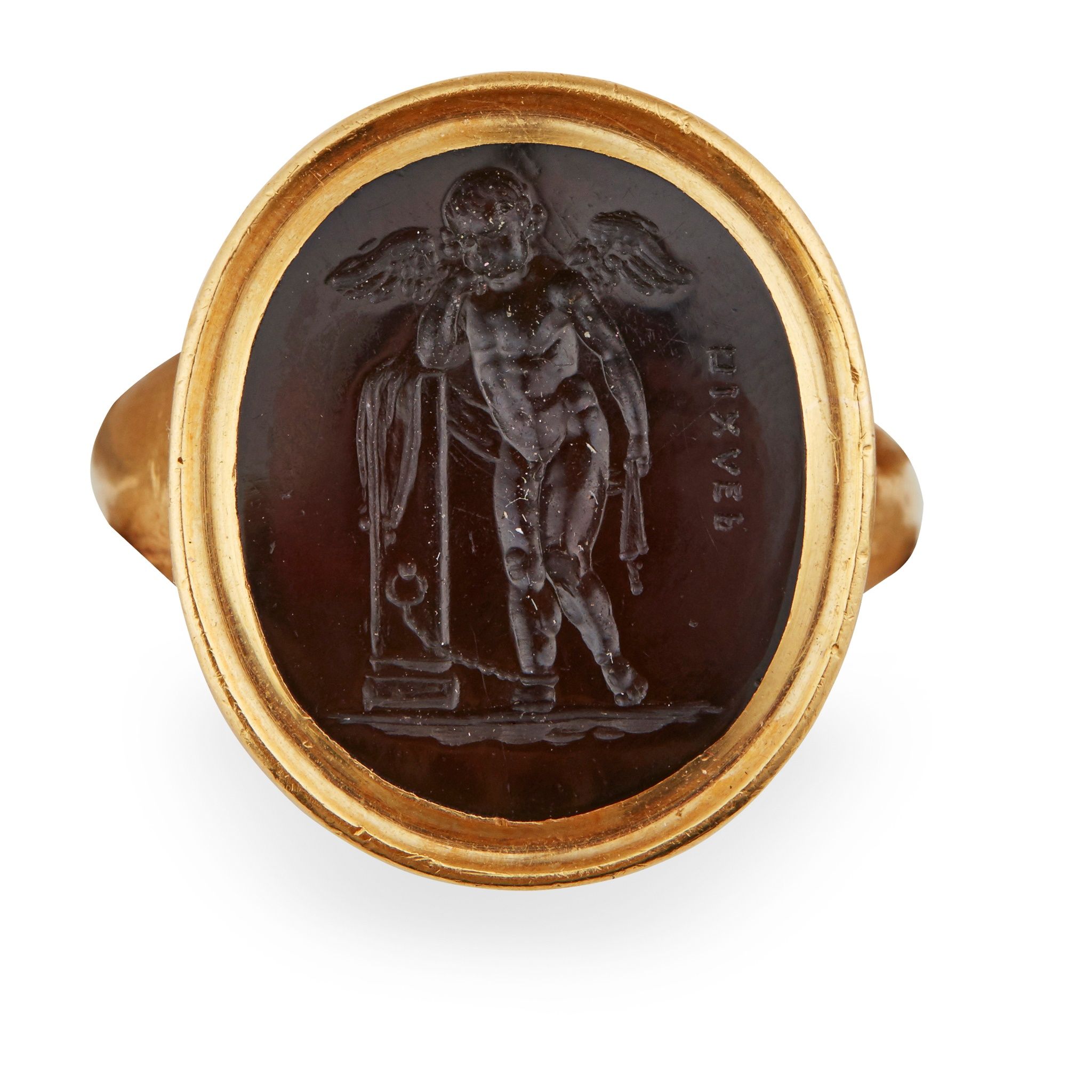 AN EARLY 19TH CENTURY SARDONYX INTAGLIO RING | Sold for £22,500*