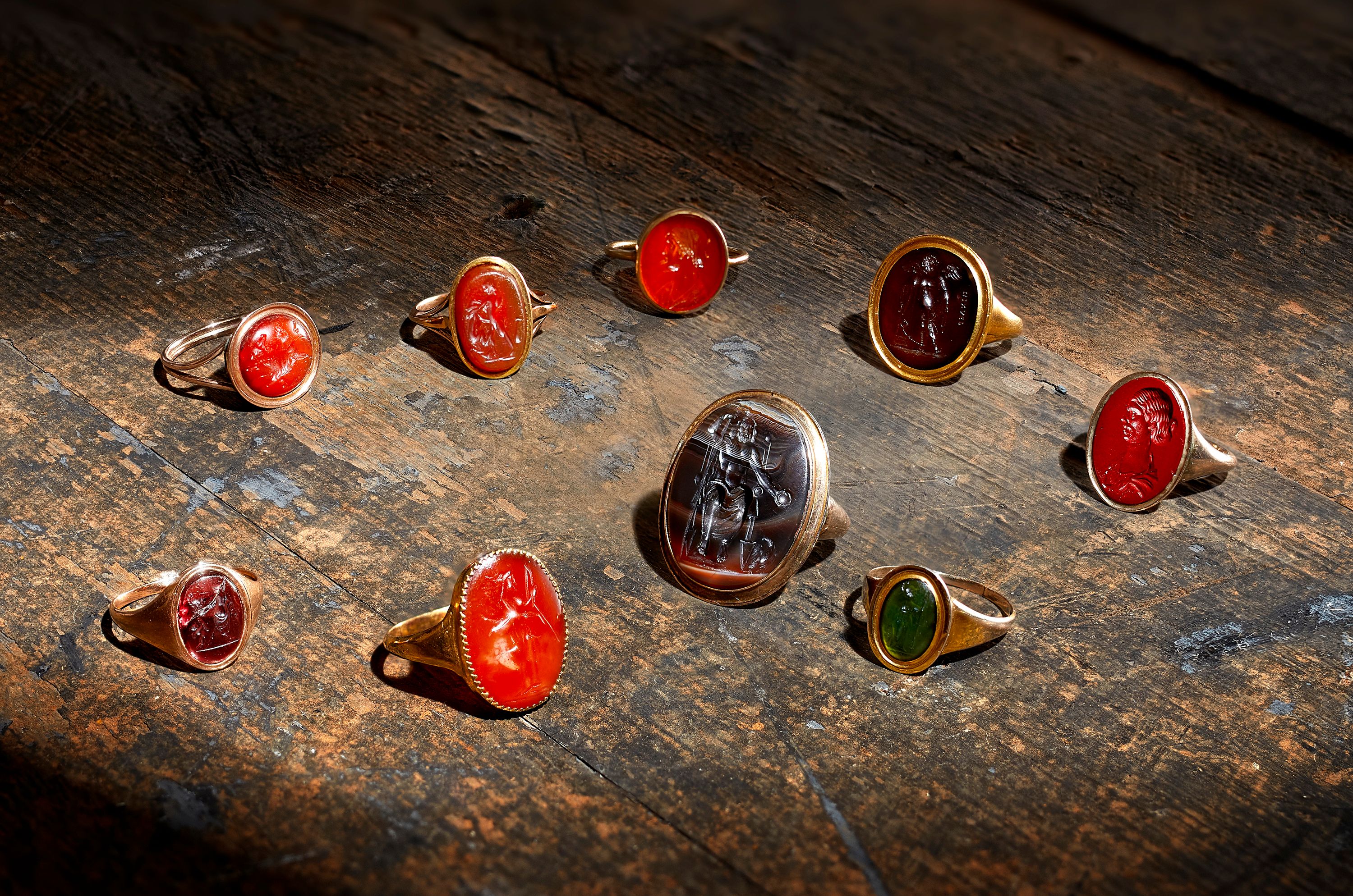 A Private Collection of Intaglio Rings Featuring pieces from the Duke of Wellington Collection