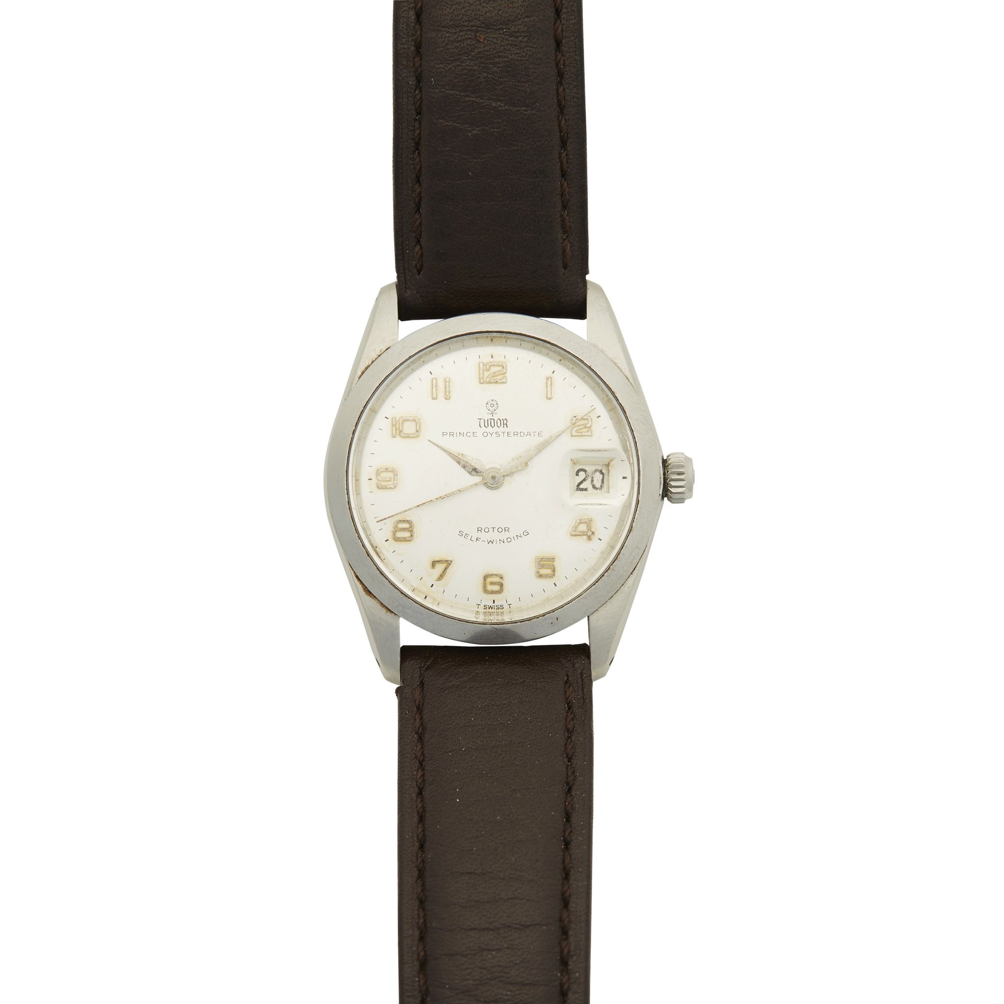 A STAINLESS STEEL CASED WRIST WATCH, TUDOR, ROLEX  Sold for £450