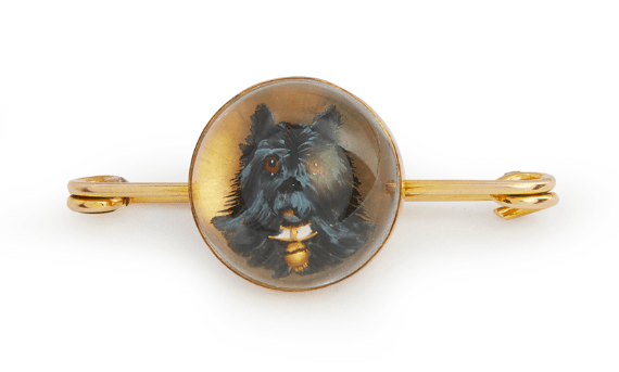 An Essex crystal brooch | Sold for £350 incl premium