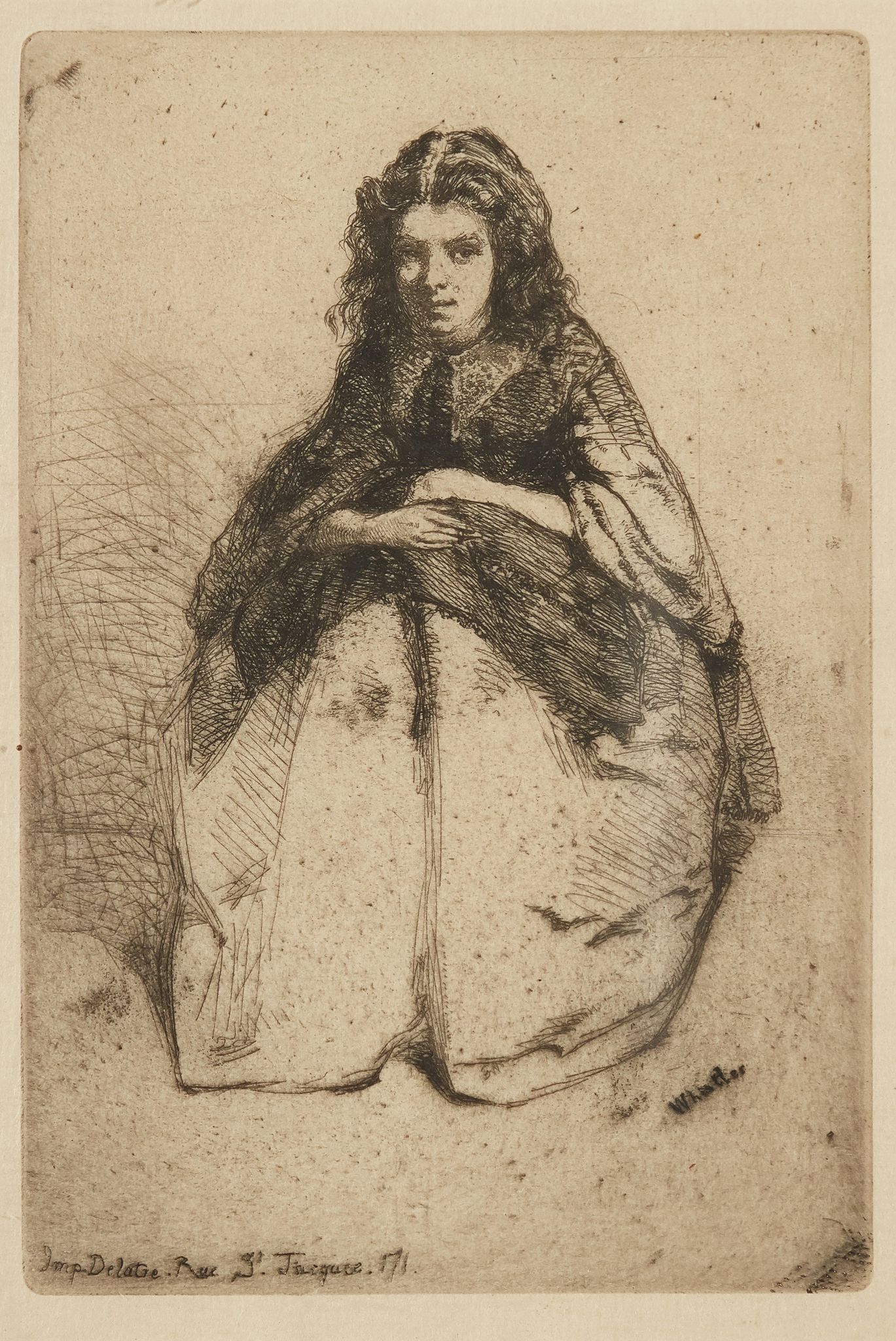 JAMES ABBOTT MCNEILL WHISTLER (AMERICAN 1834–1903) | FUMETTE, 1858 | Sold for £325