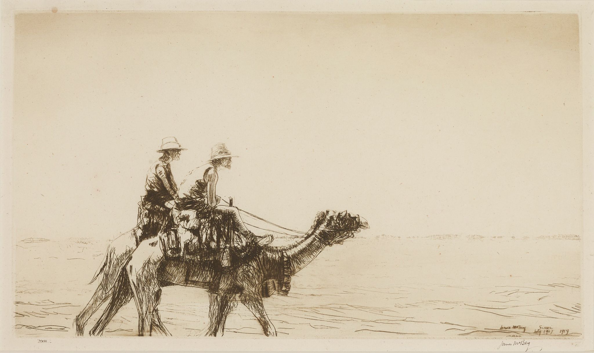 JAMES MCBEY (SCOTTISH 1883-1959) | STRANGE SIGNALS | Sold for £2,268