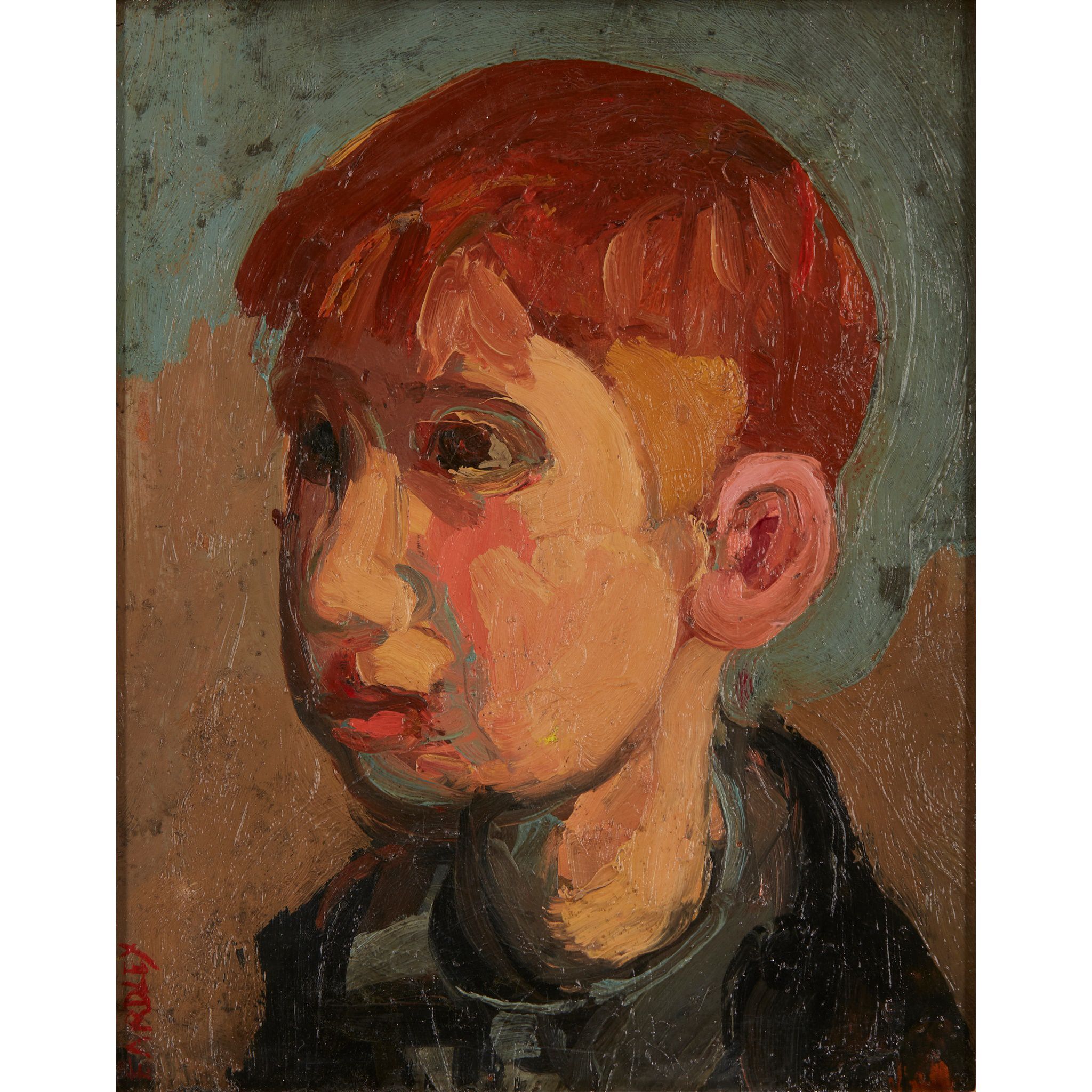 JOAN EARDLEY R.S.A.  PORTRAIT OF JIMMIE SOLD FOR £45,200
