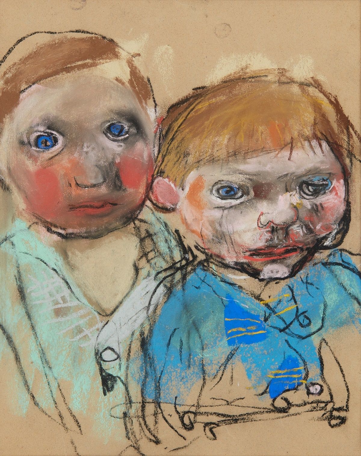 JOAN EARDLEY R.S.A. (SCOTTISH 1921-1963) | TWO CHILDREN | Sold for £35,200*