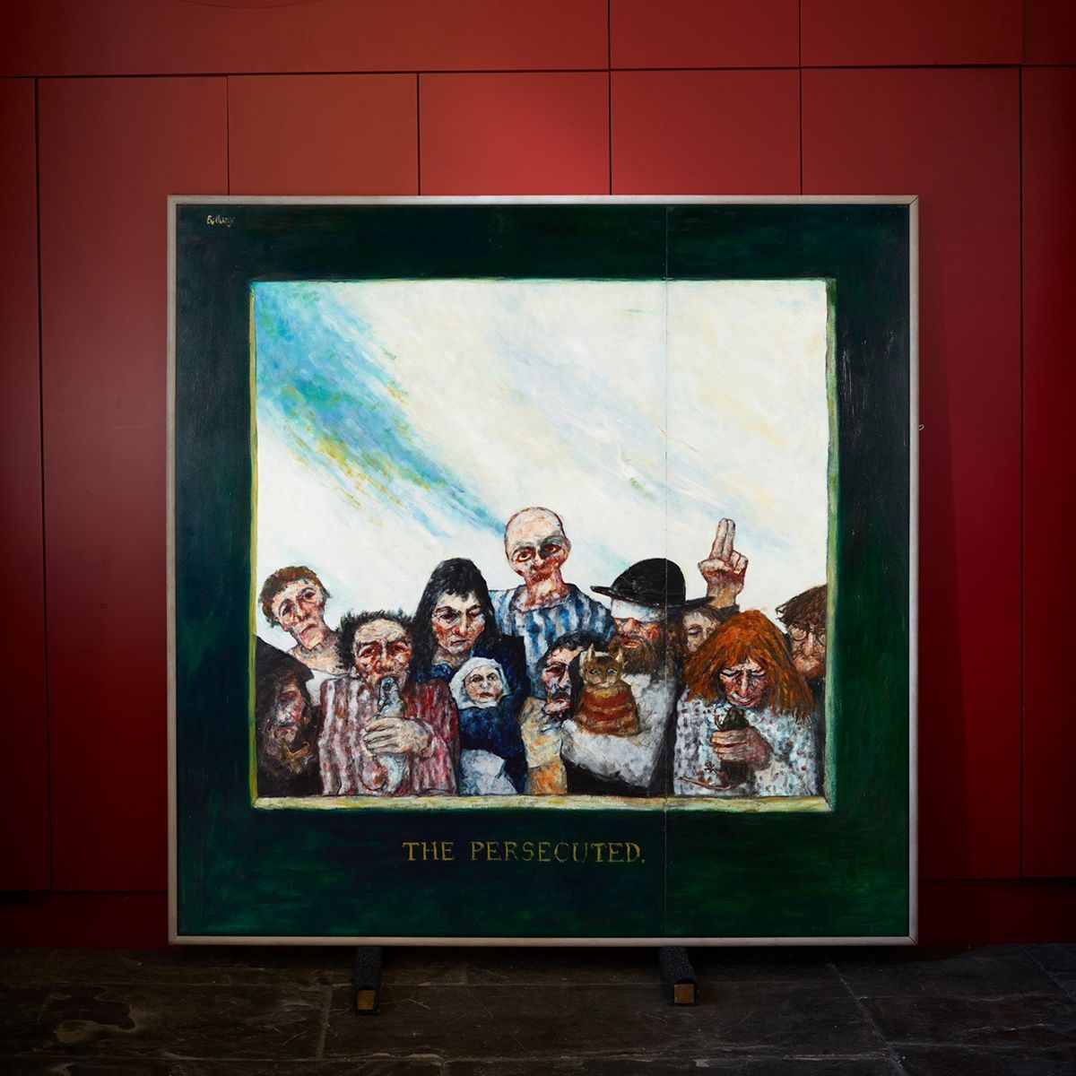 JOHN BELLANY C.B.E., R.A. (SCOTTISH 1942-2013) | THE PERSECUTED | SOLD FOR £50,200*