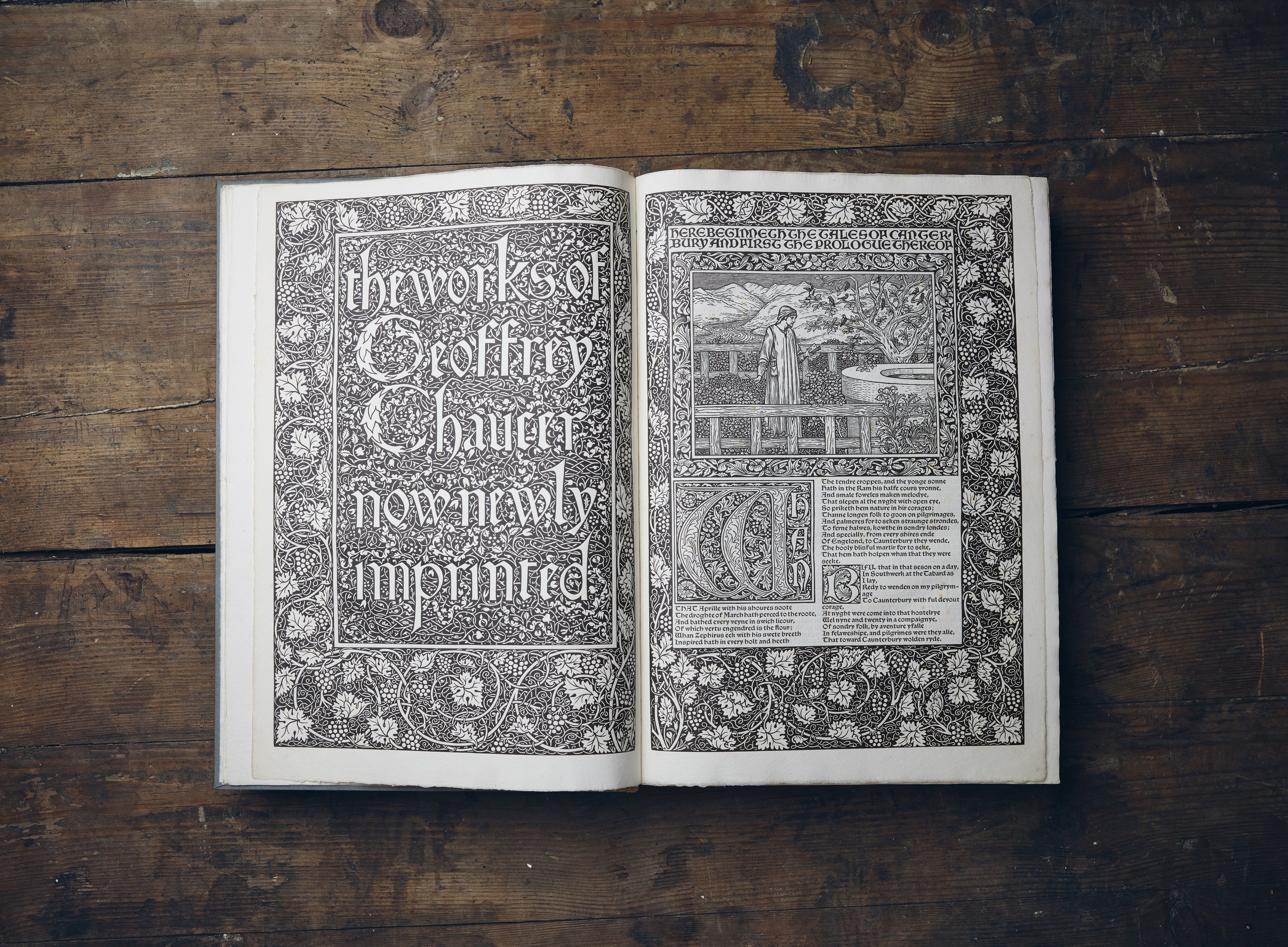 KELMSCOTT PRESS | THE WORKS OF GEOFFREY CHAUCER | Sold for £60,200 incl premium