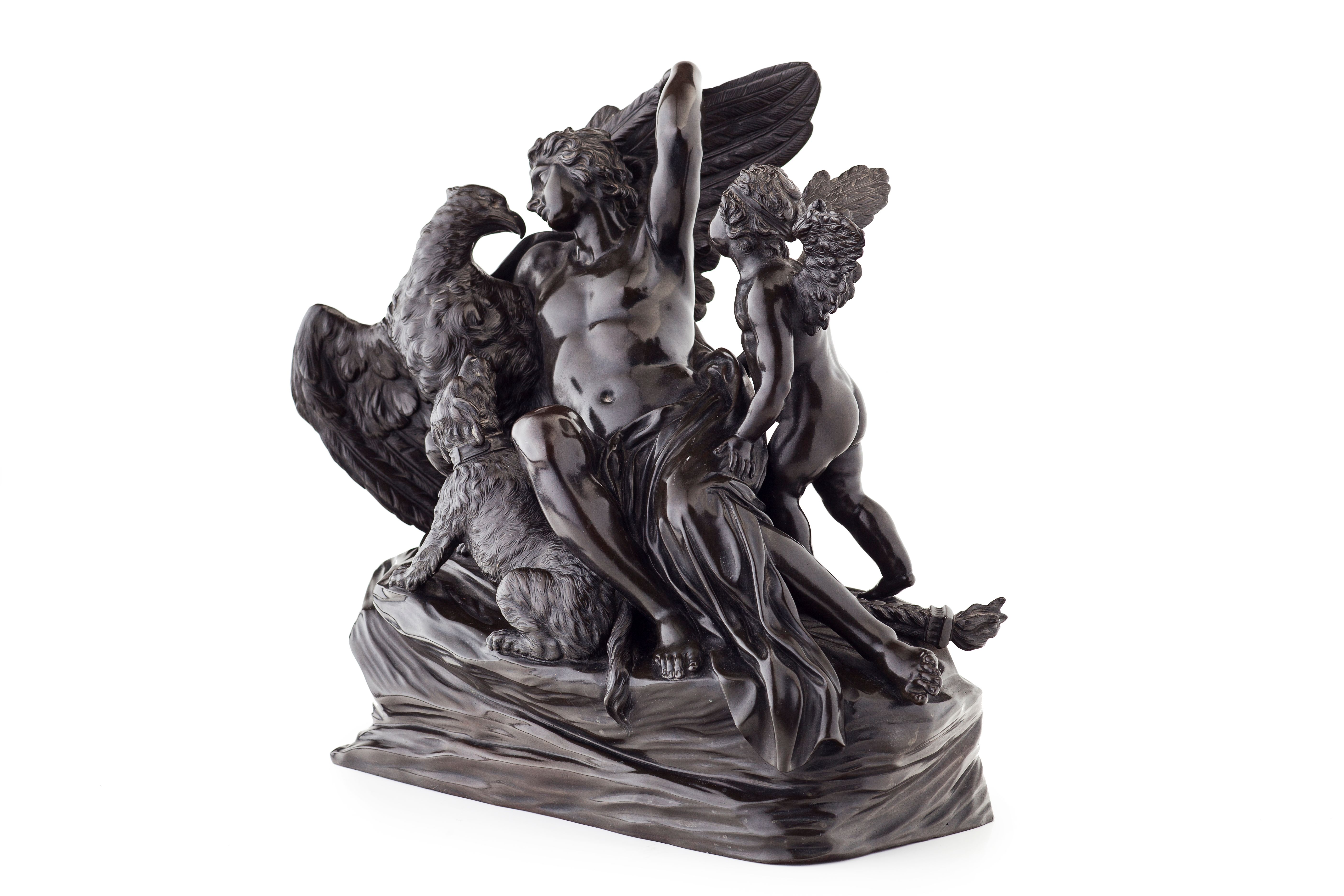 MASSIMILIANO SOLDANI-BENZI (1656-1740) | GANYMEDE AND THE EAGLE | Sold for £386,500 inc. fees in 2015