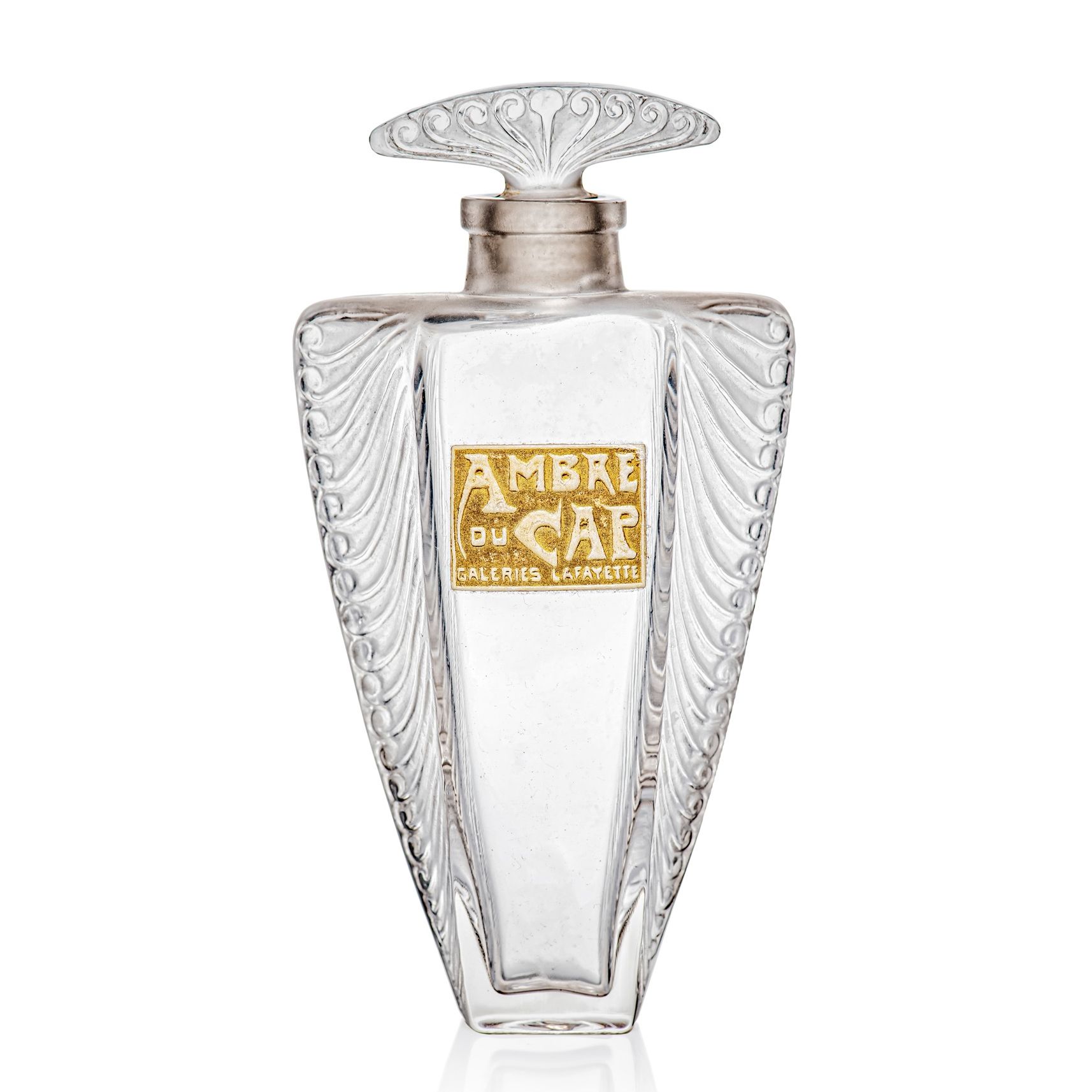 RENÉ LALIQUE (FRENCH 1860-1945) | AMBRE DU CAP SCENT BOTTLE, VOLNAY – 6 | Sold for £20,000