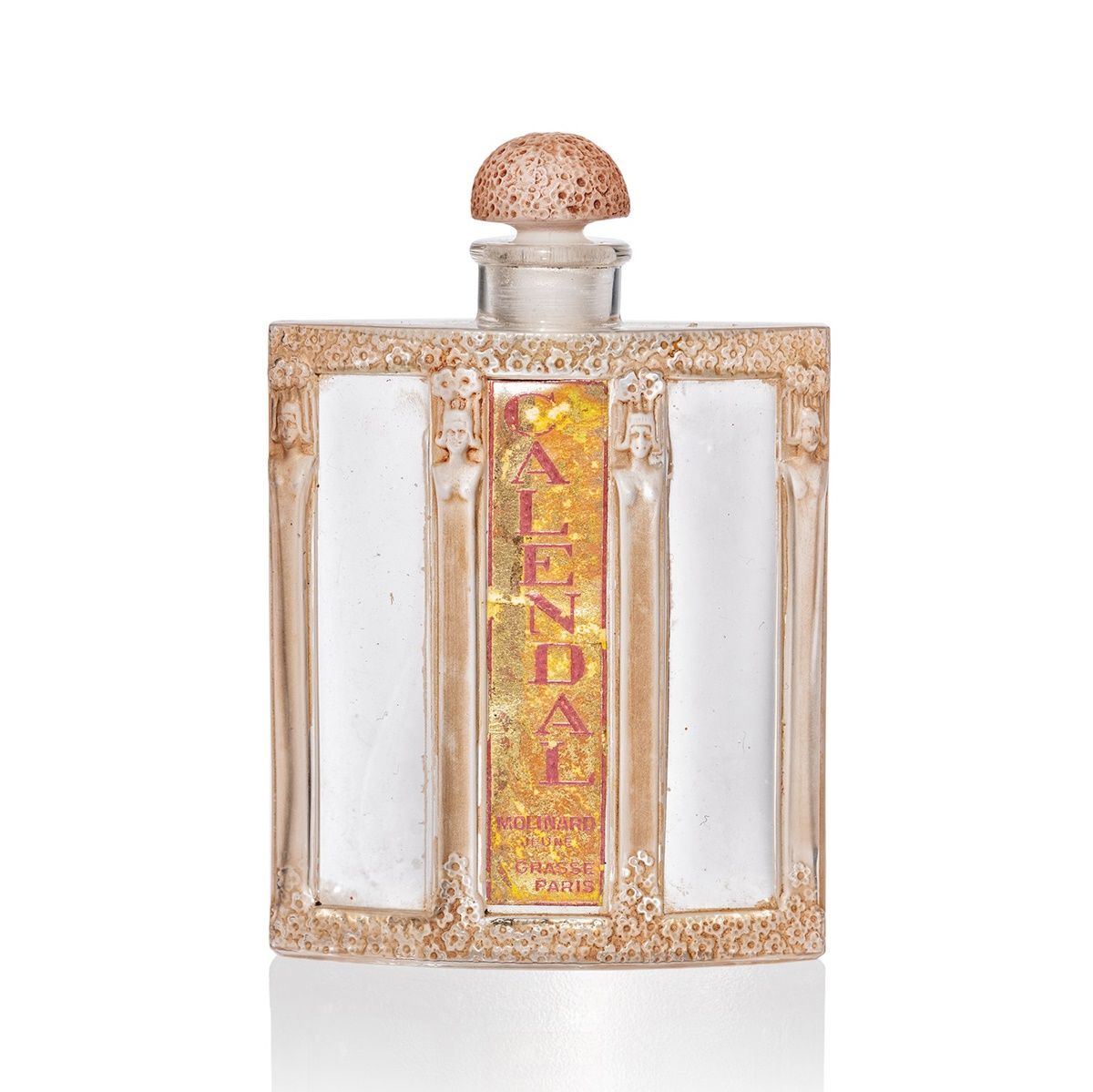 RENÉ LALIQUE (FRENCH 1860-1945) | CALENDAL SCENT BOTTLE, MOLINARD - 1 | Sold for £10,080*