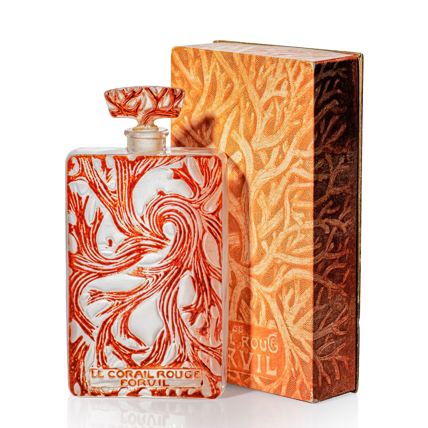 RENÉ LALIQUE (FRENCH 1860-1945) | LE CORAIL ROUGE SCENT BOTTLE, FORVIL – 3 | Sold for £17,500
