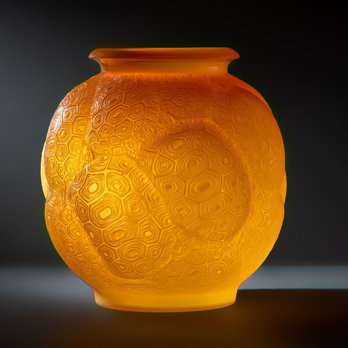 RENÉ LALIQUE (FRENCH 1860-1945) | TORTUES VASE, NO. 966 | Sold for £47,700*