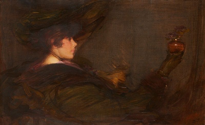 ROBERT BROUGH R.A., A.R.S.A. (SCOTTISH 1872-1905) | SWEET VIOLETS | Sold for £118,950* WORLD AUCTION RECORD